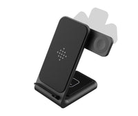 HKM-530323 Three-in-One Wireless Charging Stand for Mobile Phones, Smart Watches, and Earbuds - 15W Fast Charging