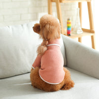 HKM-5304253 Warm Fleece Sweater with Doll Collar for Dogs and Cats