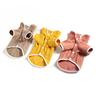 HKM-5304253 Warm Fleece Sweater with Doll Collar for Dogs and Cats