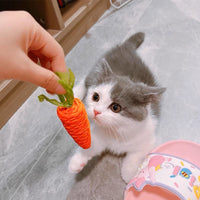 HKM-5304509 Carrot-Shaped Cat Scratch Board for Kittens - Molar Toy Made from Paper