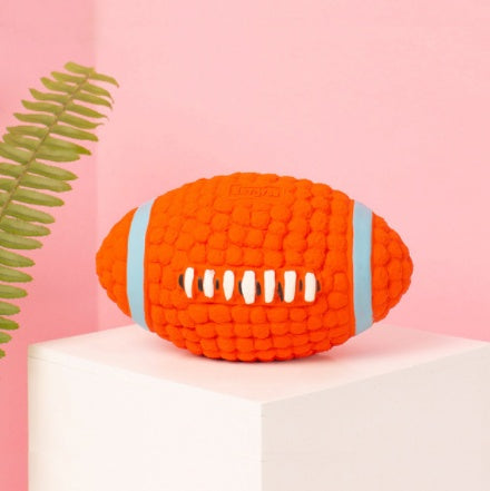 HKM-530451 Dog Toy Bite-Resistant Teeth Cleaning Latex Toy Ball