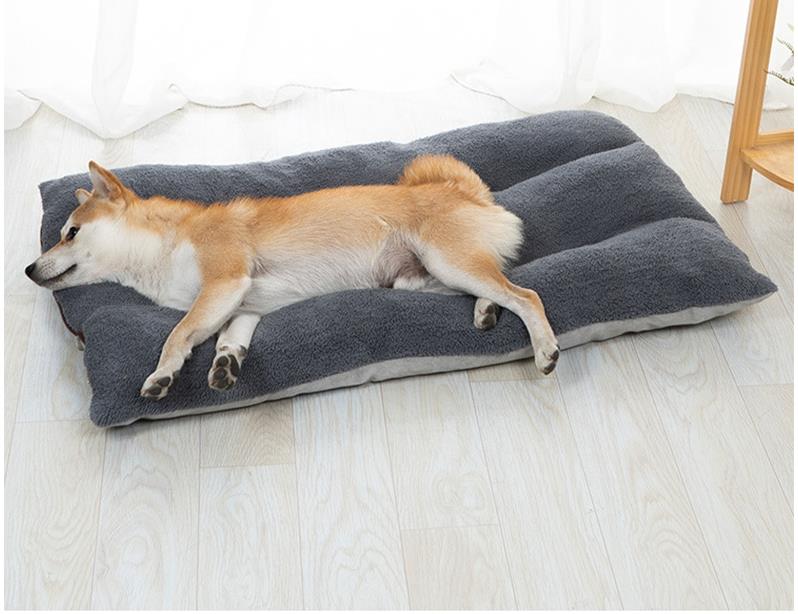 HKM-5305533 Removable and Washable Dog Cushion with Bite Resistant Fabric - Breathable Pet Sleeping Pad for Large Dogs