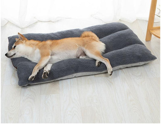 HKM-5305533 Removable and Washable Dog Cushion with Bite Resistant Fabric - Breathable Pet Sleeping Pad for Large Dogs