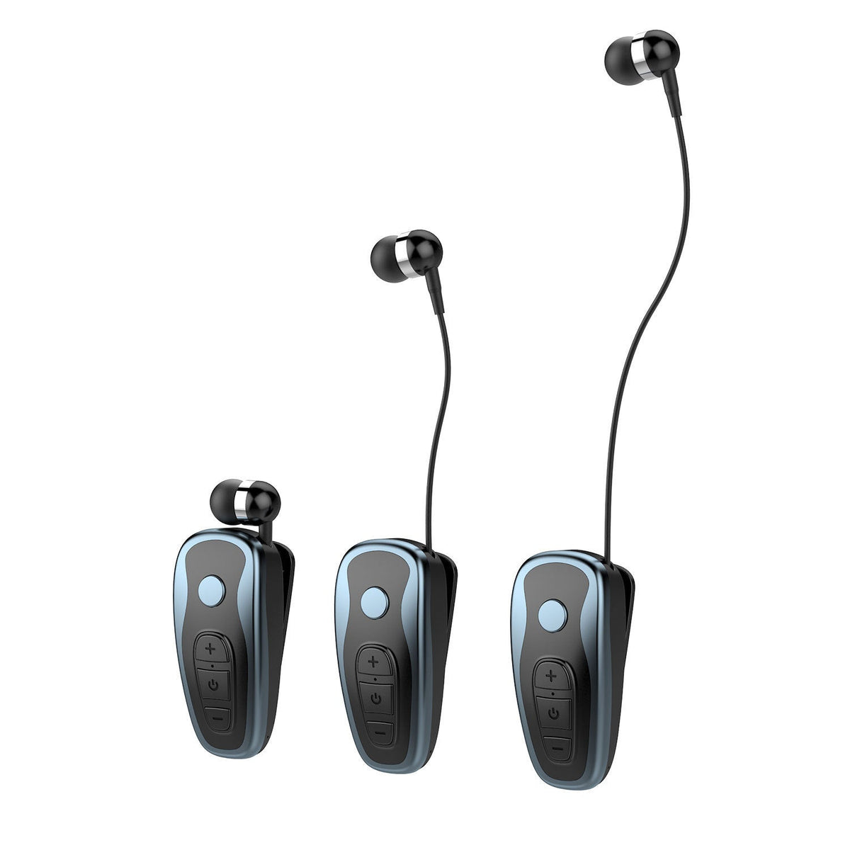 HKM-530579 Wireless Bluetooth Lavalier Headset for Sports and Business - Stereo Sound, Hands-Free Call Function, Multi-Point Connection, Various Colors
