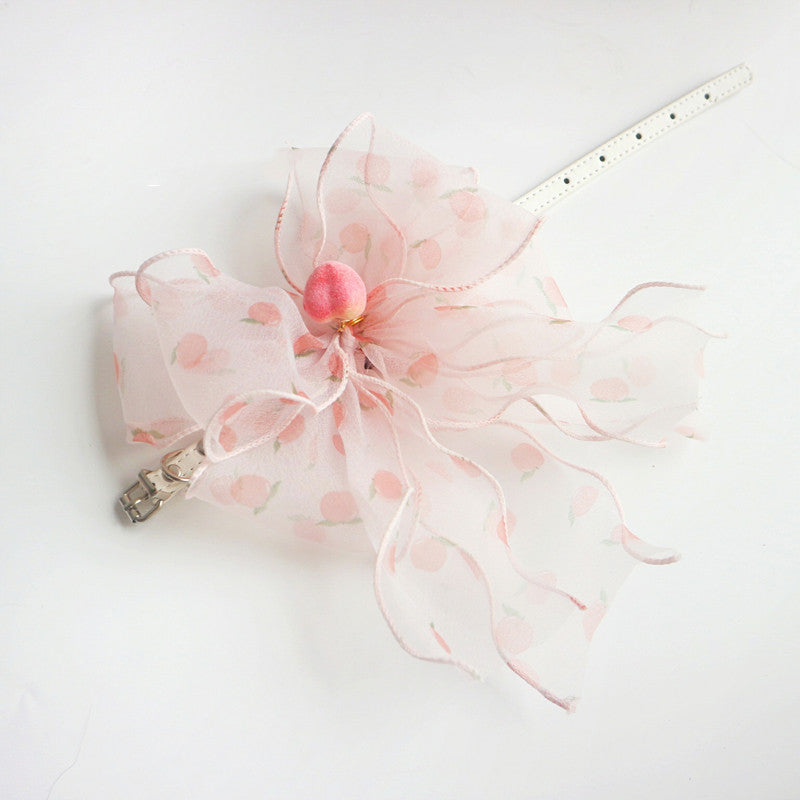 HKM-5305917 Cute Pet Leather Collars in Various Colors for Stylish photo Props