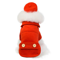 HKM-5306045 Stylish Cotton Stewardess Coat for Small to XXL Dogs - Red, Khaki, Blue