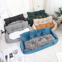 HKM-530643 Comfortable Dog Car Seat with Soft Cushion - Travel-Friendly Kennel in Various Colors