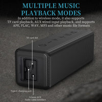 HKM-530835 Portable Waterproof Bluetooth Speaker with 40W Hi-Fi Bass, TWS Function, 18-Hour Playtime, and Built-in Mic