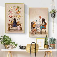 HKM-530835 Small Cartoon Cross Stitch Kit for Bedroom and Living Room Decor