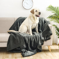 HKM-5310269 Waterproof Flannel Cotton Wool Sherpa Pet Blanket for Dogs - Multiple Sizes Available