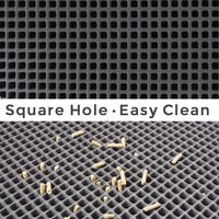 HKM-5310909 Waterproof Double Layer Cat Litter Mat with Honeycomb Design, Non-Slip and Easy to Clean, Soft EVA Material