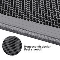 HKM-5310909 Waterproof Double Layer Cat Litter Mat with Honeycomb Design, Non-Slip and Easy to Clean, Soft EVA Material