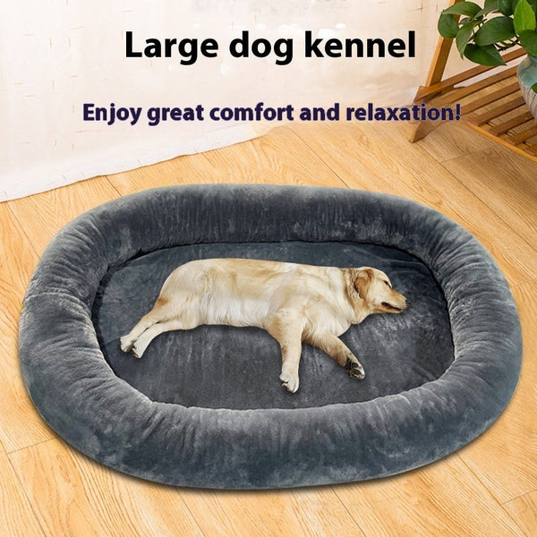 HKM-5313469 Removable and Washable Dog Bed for Adults - Short Hair Fabric, Available in Multiple Colors and Sizes