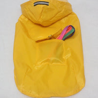 HKM-5313597 Waterproof Big Dog Raincoat with Reflective Stripes - All-in-One Design for Outdoor Protection