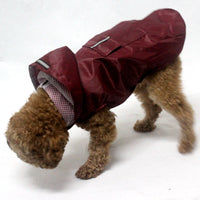 HKM-5313597 Waterproof Big Dog Raincoat with Reflective Stripes - All-in-One Design for Outdoor Protection