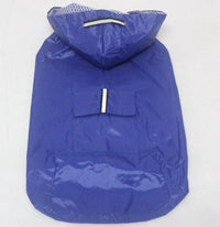 HKM-5313597 Waterproof Big Dog Raincoat with Reflective Stripes - All-in-One Design for Outdoor Protection
