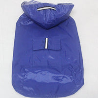 HKM-5313597 Waterproof Big Dog Raincoat with Reflective Stripes - All-in-One Design for Outdoor Protection