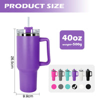 HKM-531411 Personalised 40oz Stainless Steel Travel Mug with Flexible Handle for Nurses