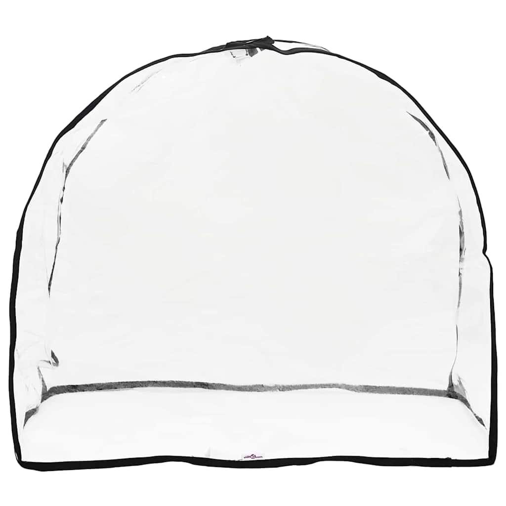 HKM-5314877 Transparent PVC Pet Stroller Rain Cover - 65 x 32 x 57 cm, Waterproof and Foldable Design for All Breeds