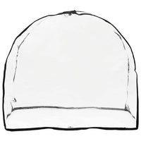 HKM-5314877 Transparent PVC Pet Stroller Rain Cover - 65 x 32 x 57 cm, Waterproof and Foldable Design for All Breeds