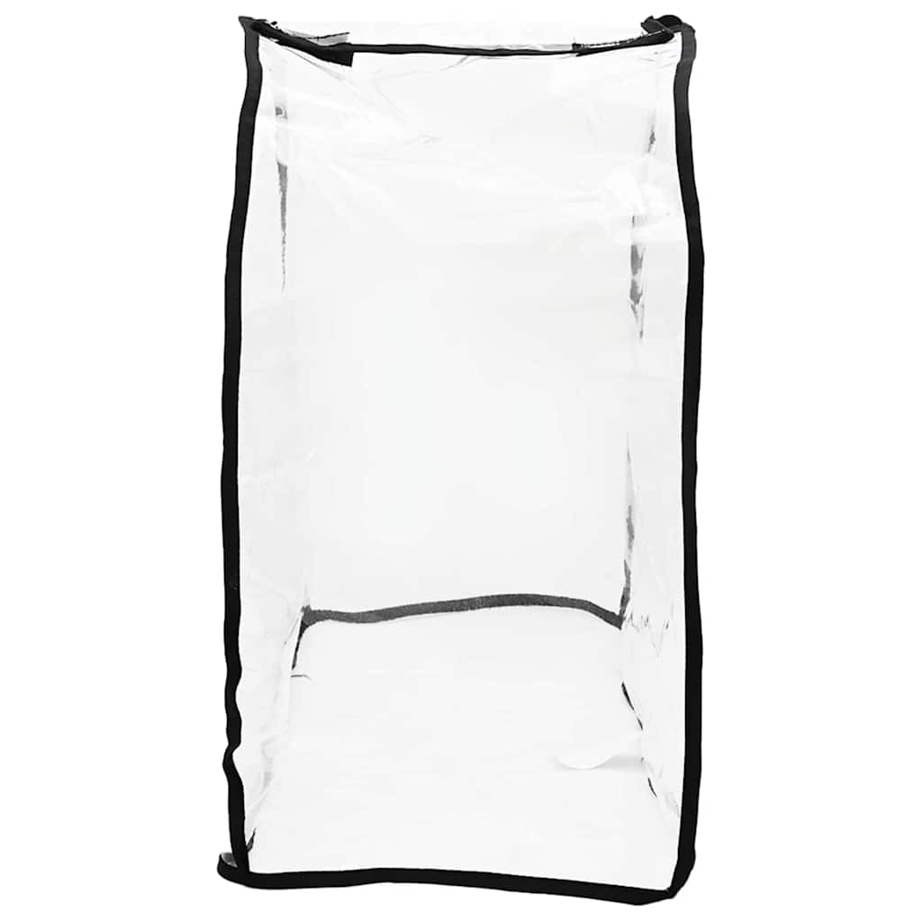 HKM-5314877 Transparent PVC Pet Stroller Rain Cover - 65 x 32 x 57 cm, Waterproof and Foldable Design for All Breeds