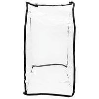 HKM-5314877 Transparent PVC Pet Stroller Rain Cover - 65 x 32 x 57 cm, Waterproof and Foldable Design for All Breeds