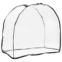 HKM-5314877 Transparent PVC Pet Stroller Rain Cover - 65 x 32 x 57 cm, Waterproof and Foldable Design for All Breeds