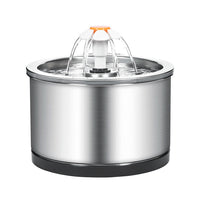 HKM-5315261 Stainless Steel Detachable Cat and Dog Drinking Fountain with USB Adapter