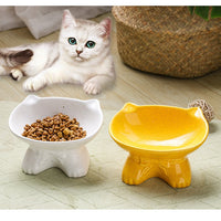 HKM-5315389 Anti-Upset Porcelain Pet Bowl - Large Capacity, High Temperature Resistance, Wear-Resistant