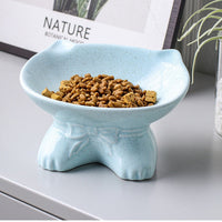 HKM-5315389 Anti-Upset Porcelain Pet Bowl - Large Capacity, High Temperature Resistance, Wear-Resistant