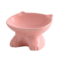 HKM-5315389 Anti-Upset Porcelain Pet Bowl - Large Capacity, High Temperature Resistance, Wear-Resistant