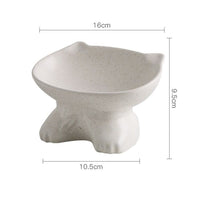 HKM-5315389 Anti-Upset Porcelain Pet Bowl - Large Capacity, High Temperature Resistance, Wear-Resistant