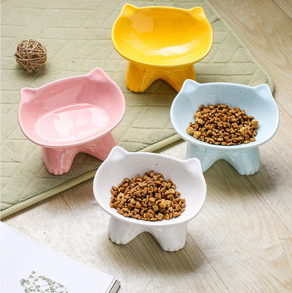 HKM-5315389 Anti-Upset Porcelain Pet Bowl - Large Capacity, High Temperature Resistance, Wear-Resistant