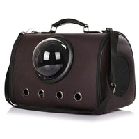 HKM-5315645 Transparent PU Rainproof Portable Pet Backpack for Cats and Small Dogs