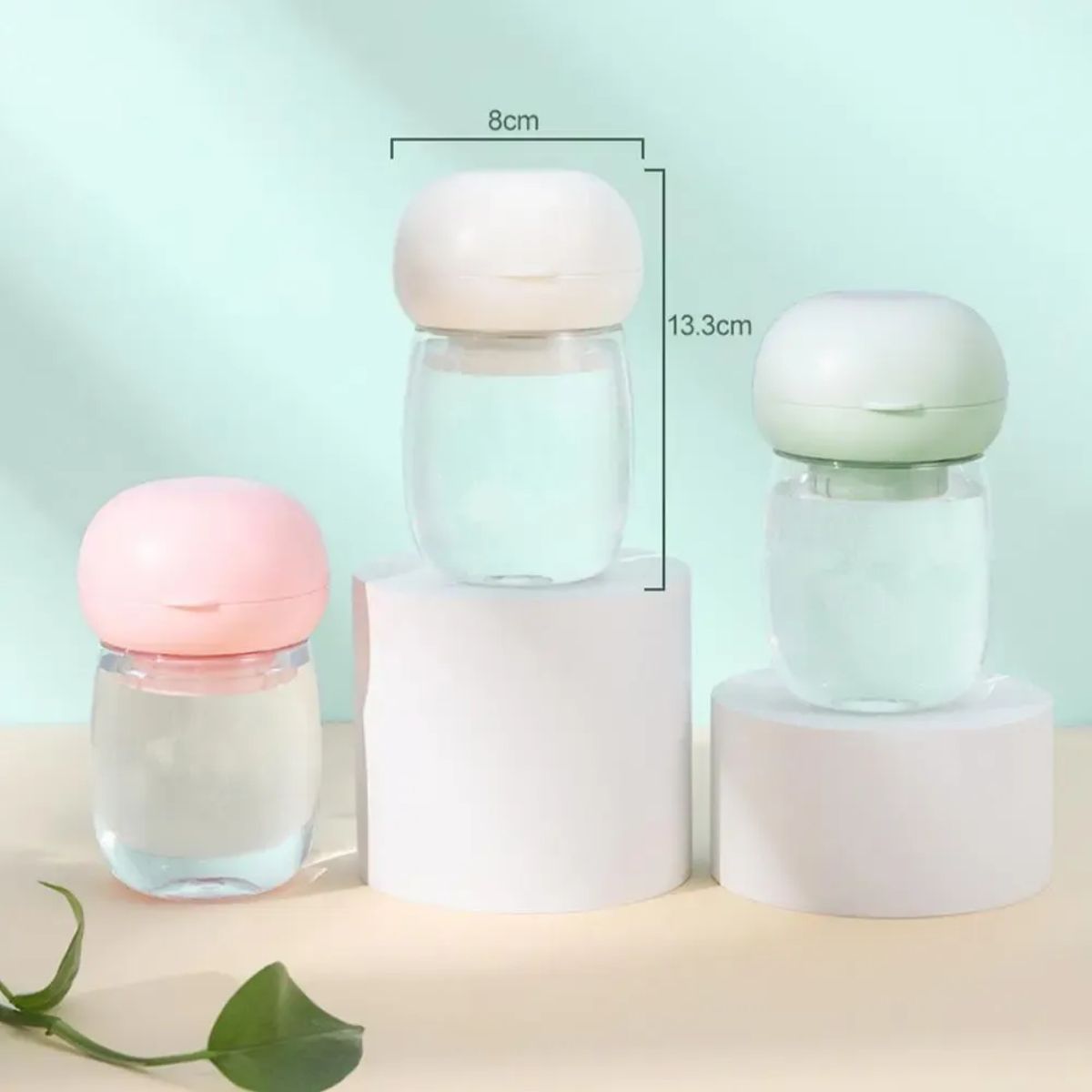 HKM-5316669 Portable Pet Water Bottle for Travel - 300ml & 550ml Options, High Temperature Resistant, Lanyard Included
