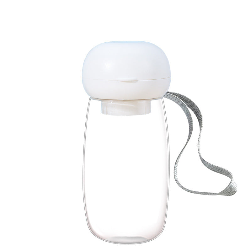 HKM-5316669 Portable Pet Water Bottle for Travel - 300ml & 550ml Options, High Temperature Resistant, Lanyard Included