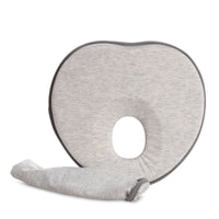HKM-531667 Baby Heart-shaped Pillow with Memory Foam and Cotton Cover - Various Colors and Styles Available