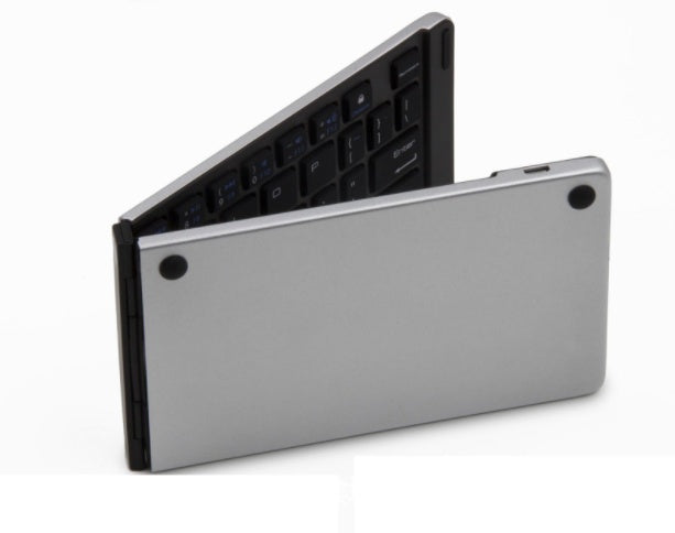 HKM-531667 Portable Bluetooth Folding Keyboard with Rechargeable Battery for iOS, Android, Windows, and Mac OS