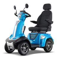 HKM-531859 2024 Four-Wheel Electric Mobility Scooter with Bluetooth, 40-60km Range, 20km/h Max Speed
