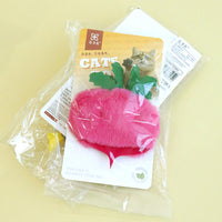 HKM-5318845 Plush Radish and Cucumber Cat Toys - Bite-Resistant Vegetable Simulation