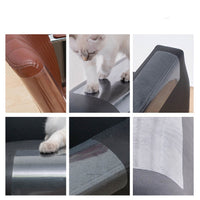 HKM-5319357 Furniture Chair Anti-Scratch Protective Stickers - 4 PCS, White Plastic, 440*300MM
