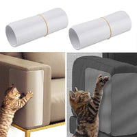 HKM-5319357 Furniture Chair Anti-Scratch Protective Stickers - 4 PCS, White Plastic, 440*300MM