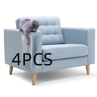 HKM-5319357 Furniture Chair Anti-Scratch Protective Stickers - 4 PCS, White Plastic, 440*300MM