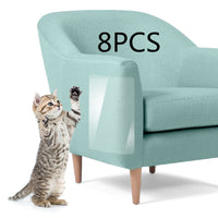 HKM-5319357 Furniture Chair Anti-Scratch Protective Stickers - 4 PCS, White Plastic, 440*300MM