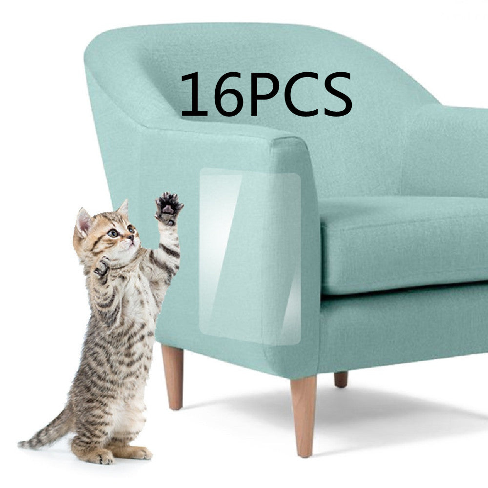 HKM-5319357 Furniture Chair Anti-Scratch Protective Stickers - 4 PCS, White Plastic, 440*300MM