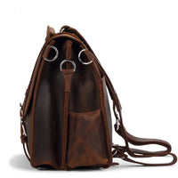 HKM-532051 Vintage Genuine Leather Laptop Bag for Men - Stylish Business Briefcase