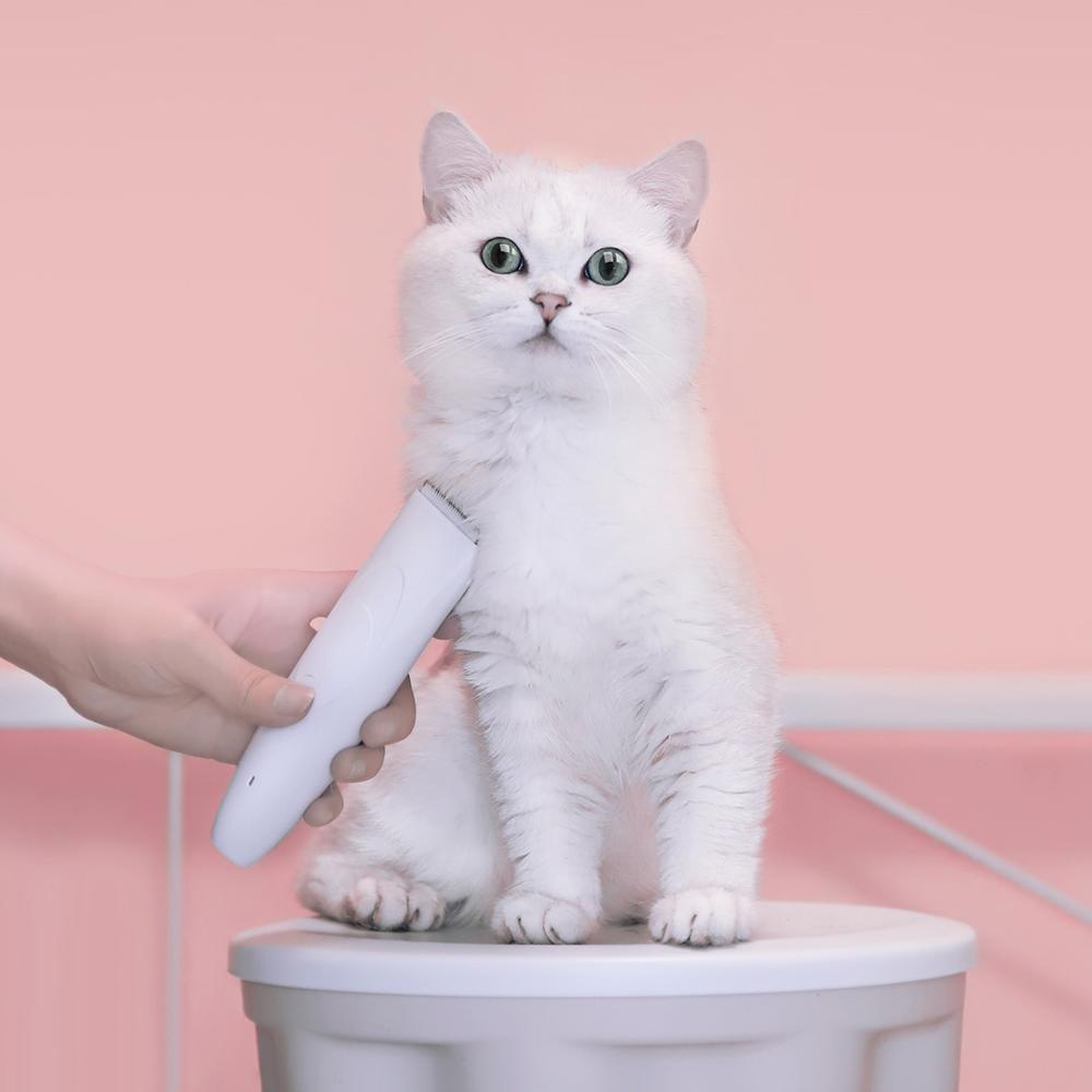HKM-5320765 Pet Grooming Shaver with Adjustable Comb, USB Rechargeable, Low Noise and Lightweight Design