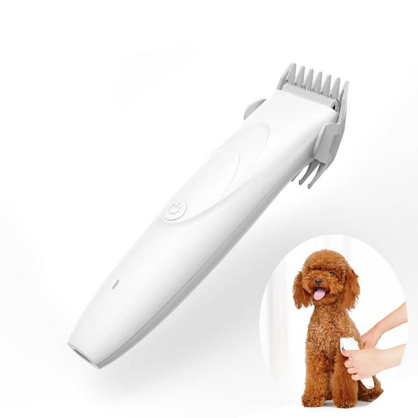 HKM-5320765 Pet Grooming Shaver with Adjustable Comb, USB Rechargeable, Low Noise and Lightweight Design
