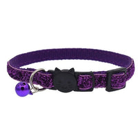 HKM-5321149 Adjustable Colorful Fish Scale Cat Collar with Bell ¨C Soft Nylon Material