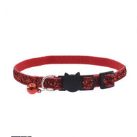 HKM-5321149 Adjustable Colorful Fish Scale Cat Collar with Bell ¨C Soft Nylon Material